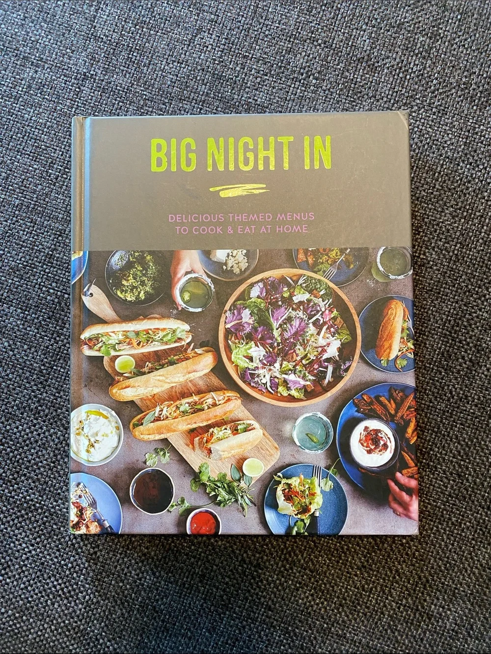 NWOT Big Night In Cookbook by Katherine Bebo